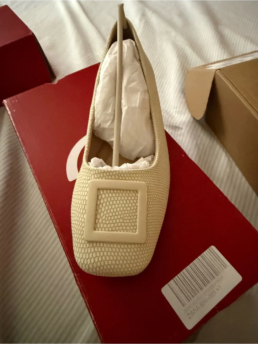 NWT Journee Womens Zimia Ballet Slip On Square Toe Dress Flats